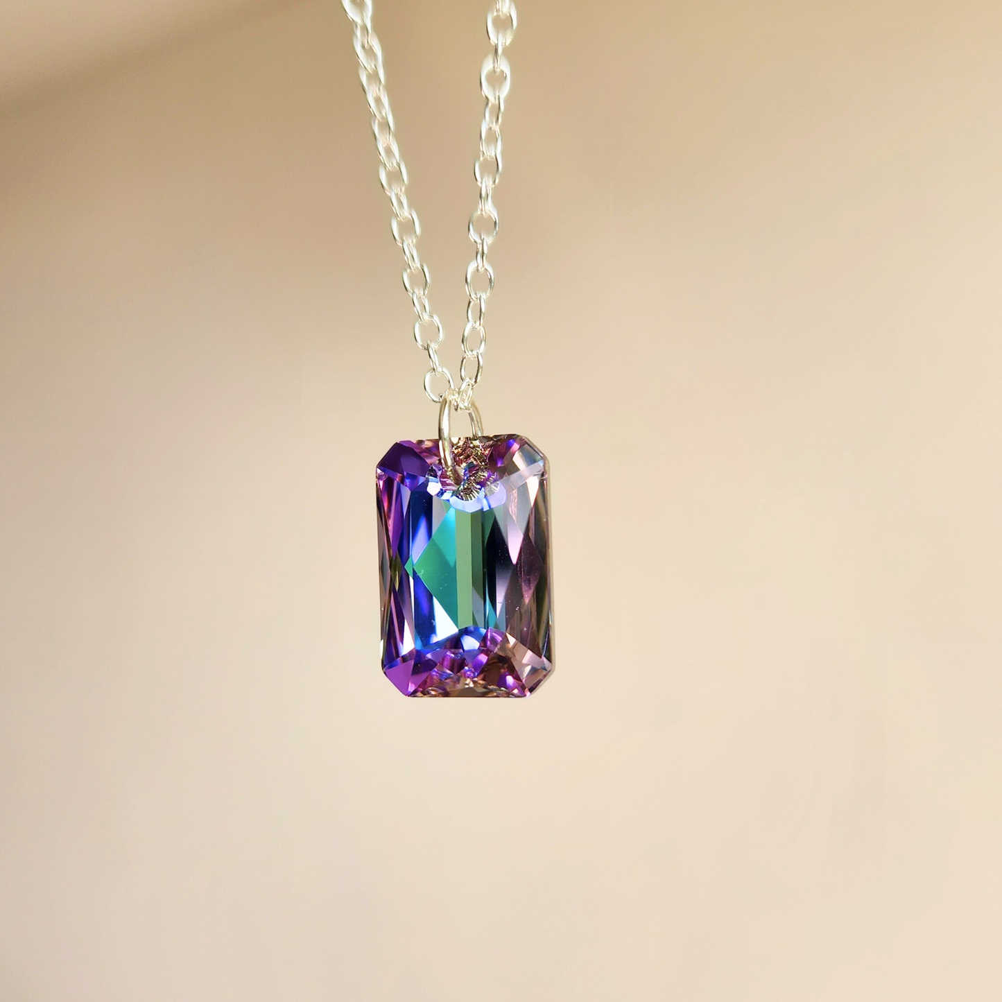 Universo ⟡ Vitrail Light Handmade Crystal Necklace