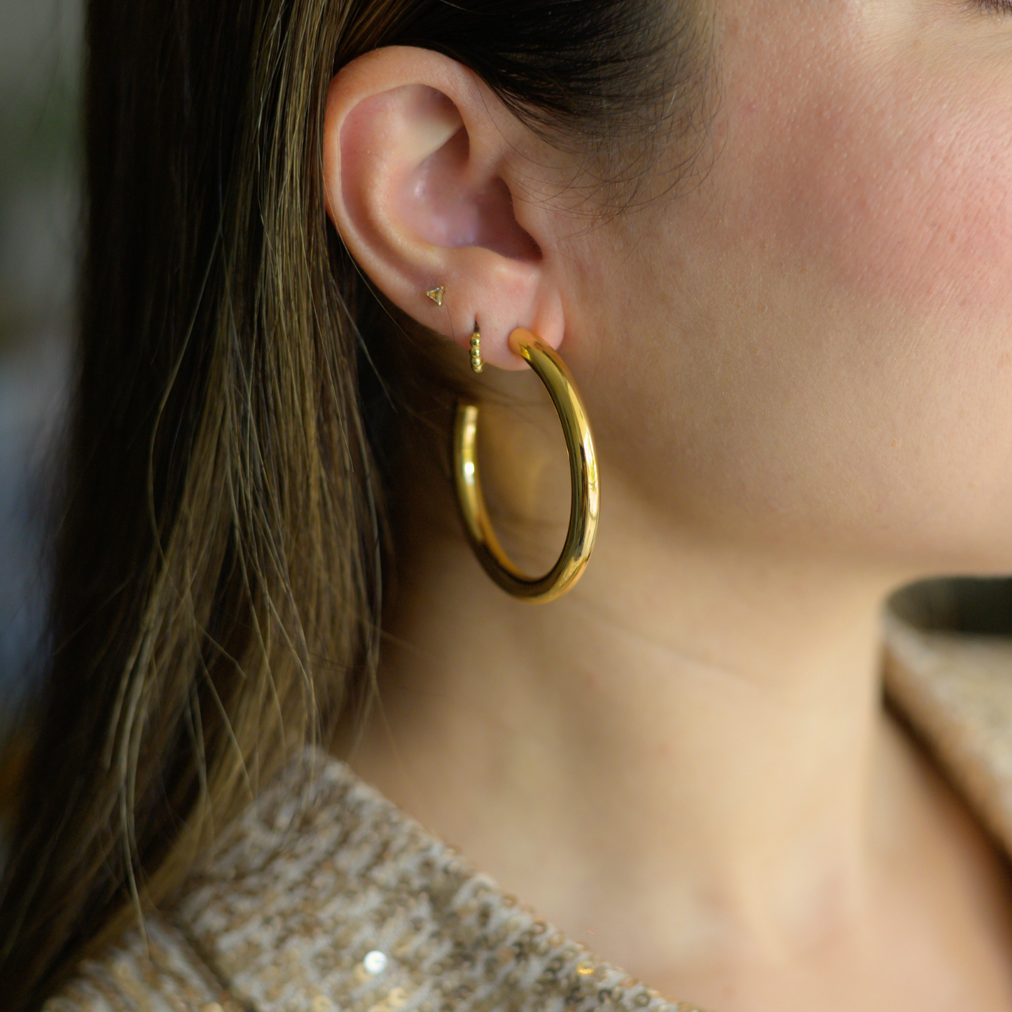 Nostalgia ⟡ Gold Hoops