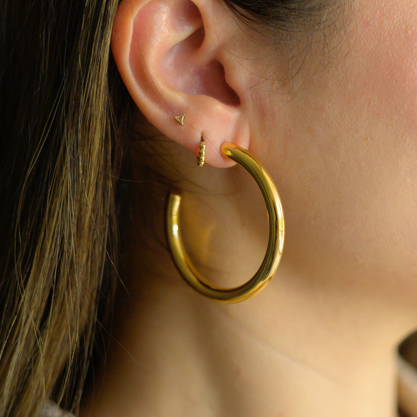 Nostalgia ⟡ Gold Hoops