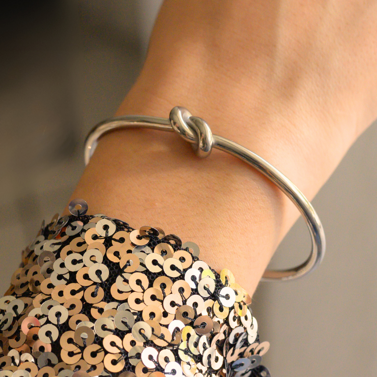 Agradecemos ⟡ Silver Knot Cuff