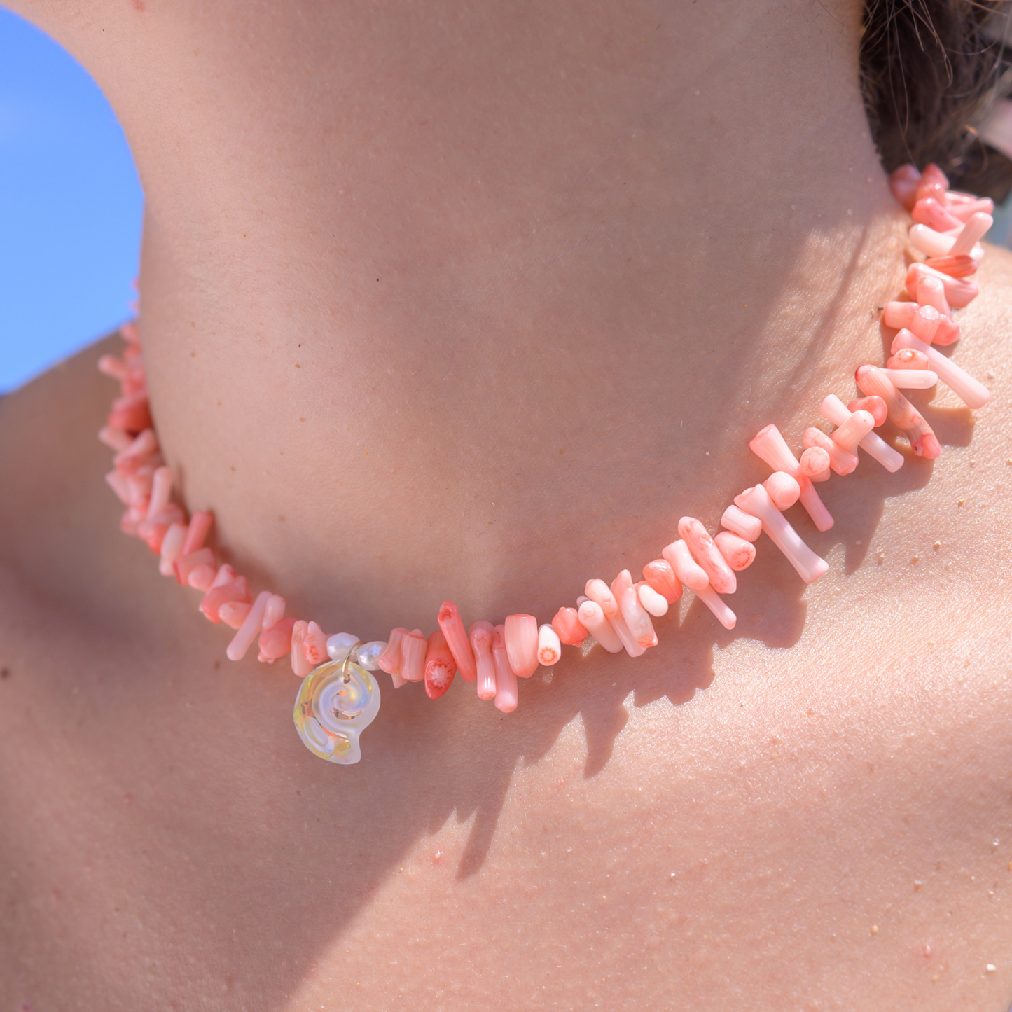 Condado ⟡ Shell Crystal Necklace