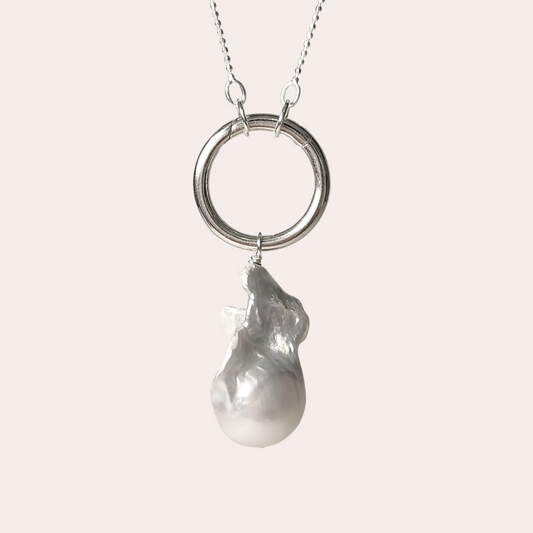 Fuerte ⟡ Baroque Pearl Charm Handmade Necklace