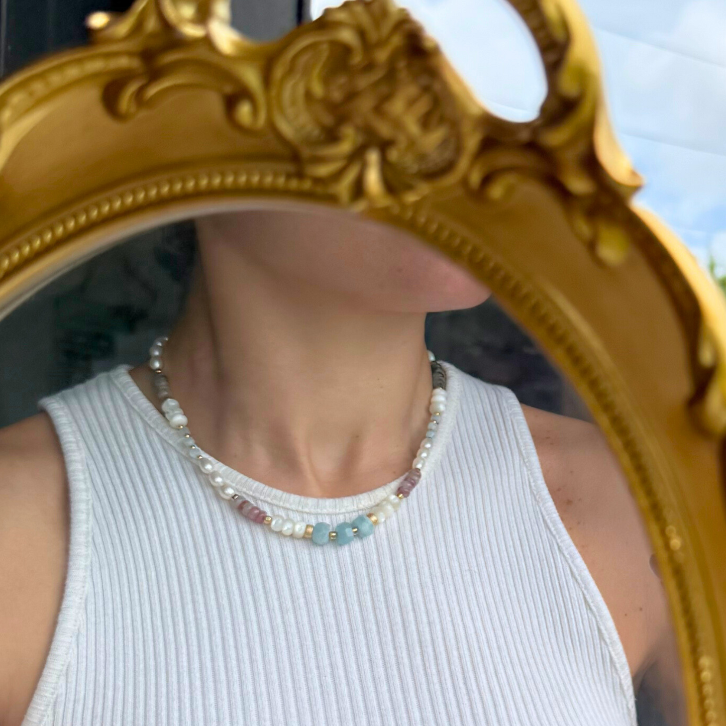 Aura ⟡ Handcrafted Beaded Necklace