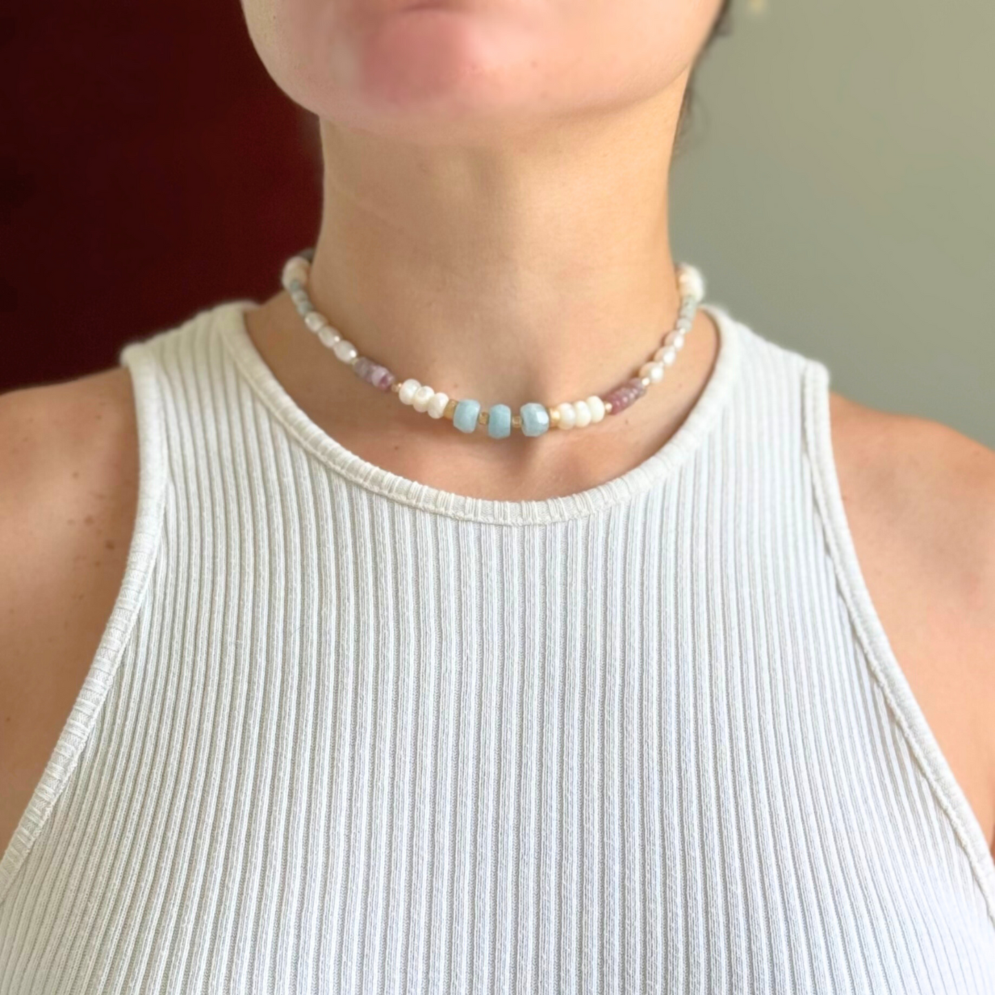 Aura ⟡ Handcrafted Beaded Necklace