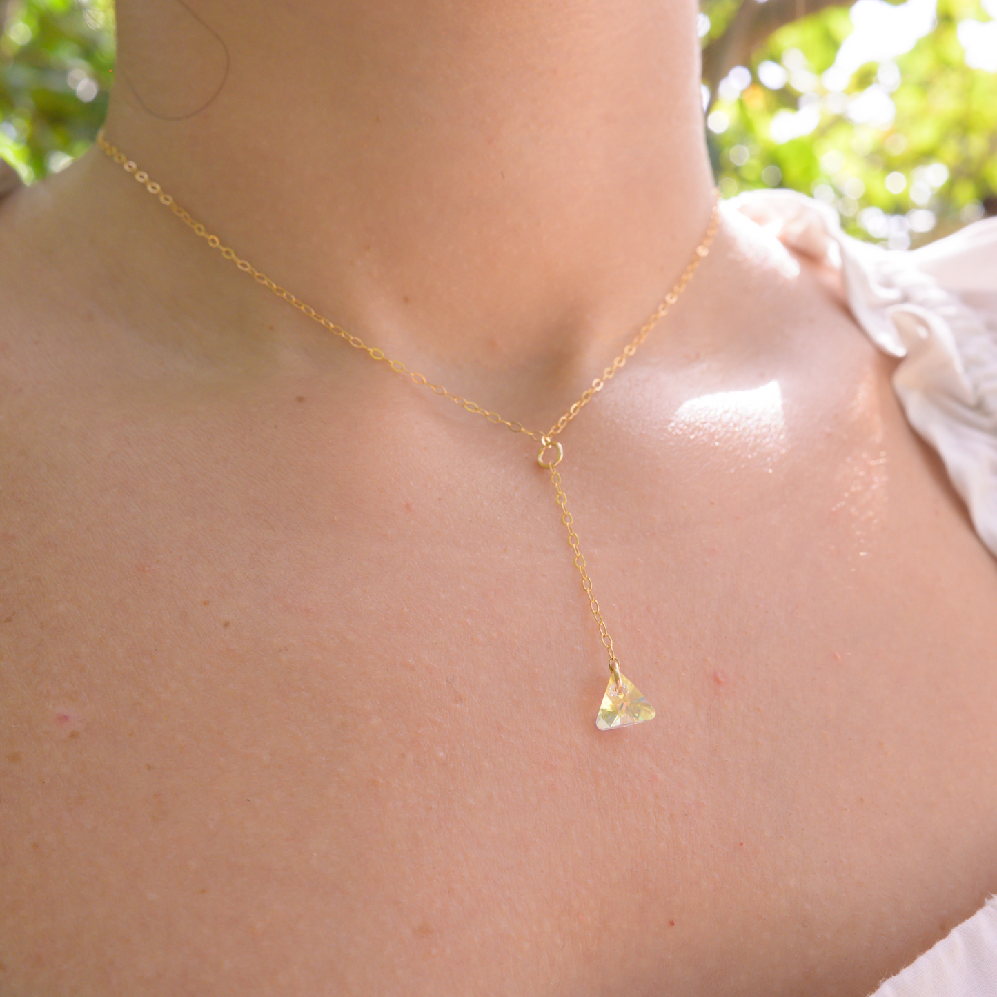 Icacos ⟡ Dainty Crystal Necklace