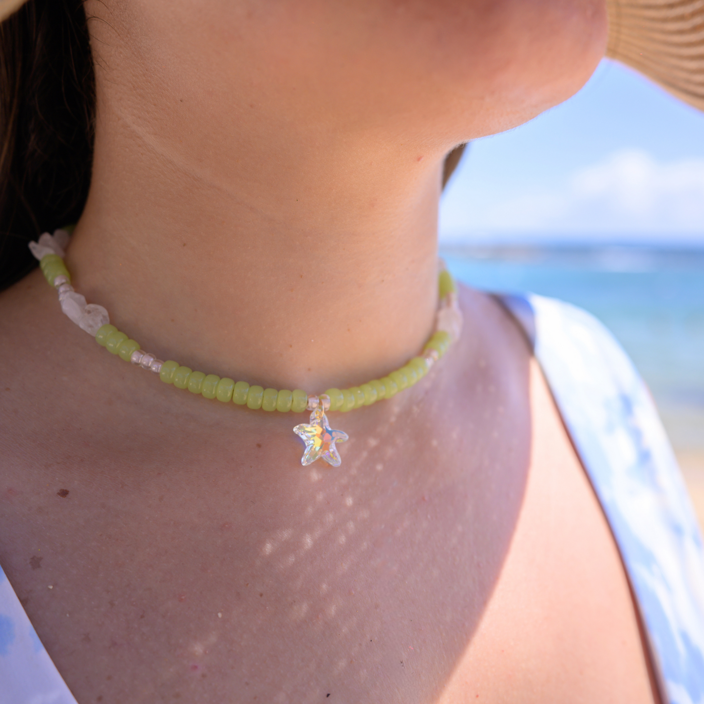 Isla Verde ⟡ Jade Crystal Necklace