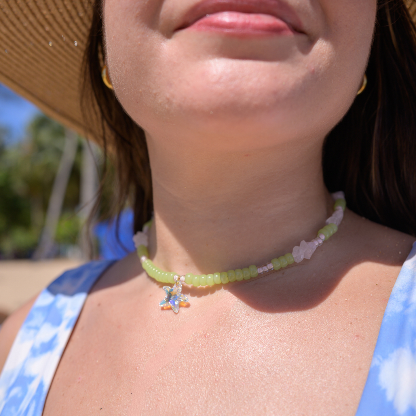 Isla Verde ⟡ Jade Crystal Necklace