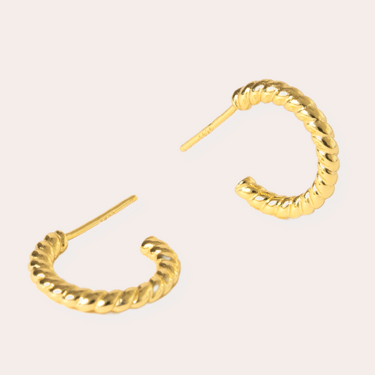 Amor Propio ⟡ Dainty Hoop Earrings