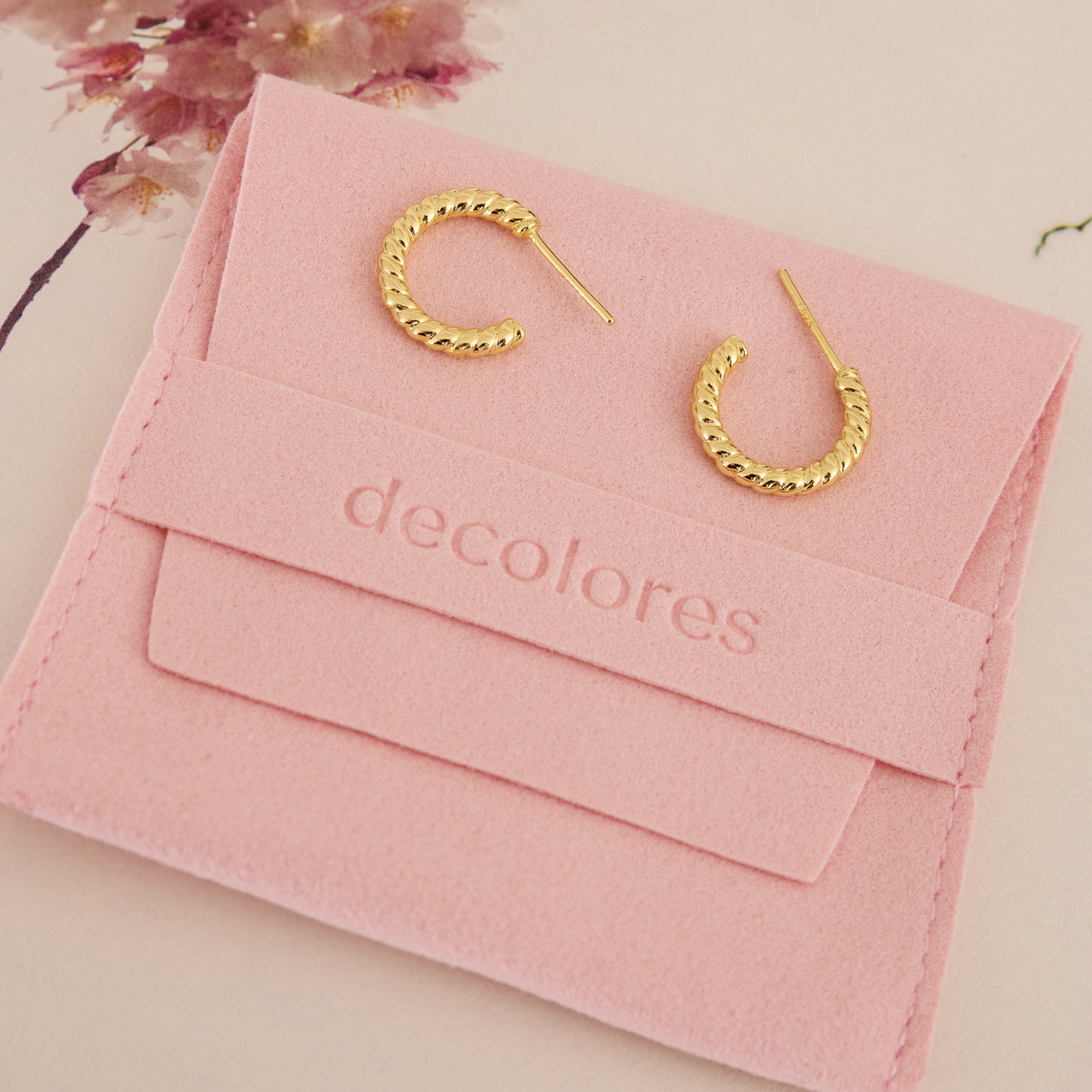 Amor Propio ⟡ Dainty Hoop Earrings