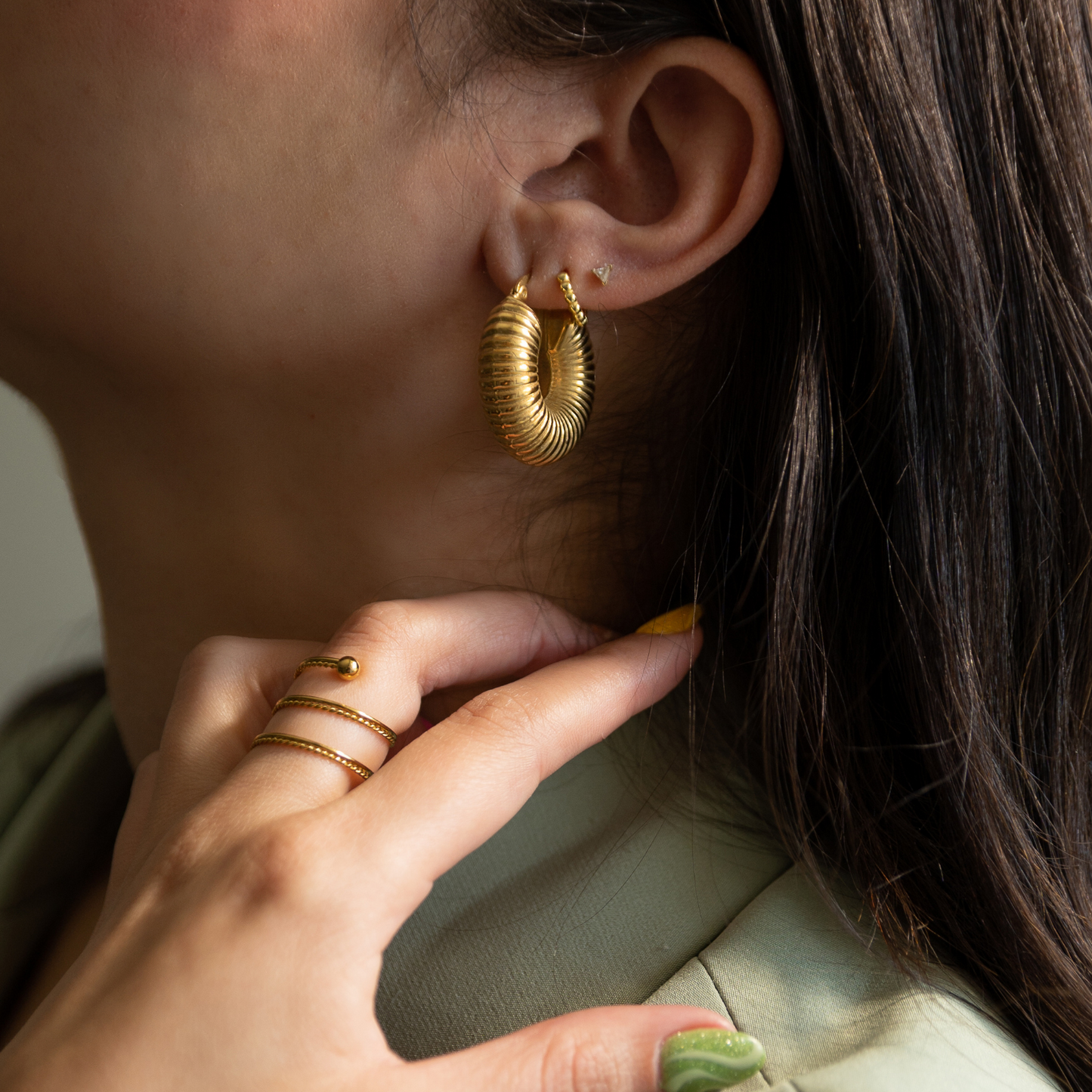 Rojo Pasión ⟡ Hoop Earrings