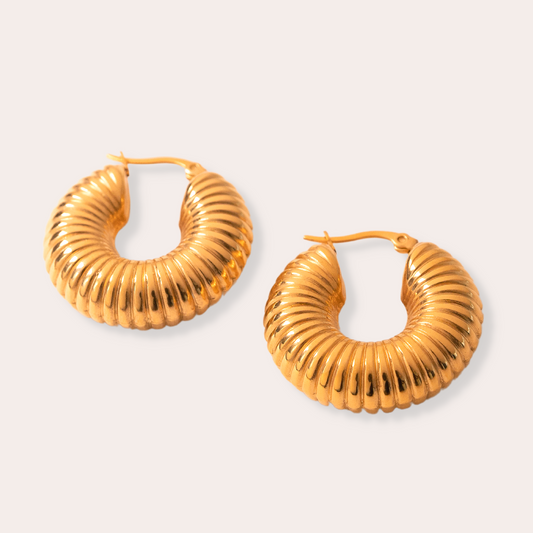 Rojo Pasión ⟡ Hoop Earrings