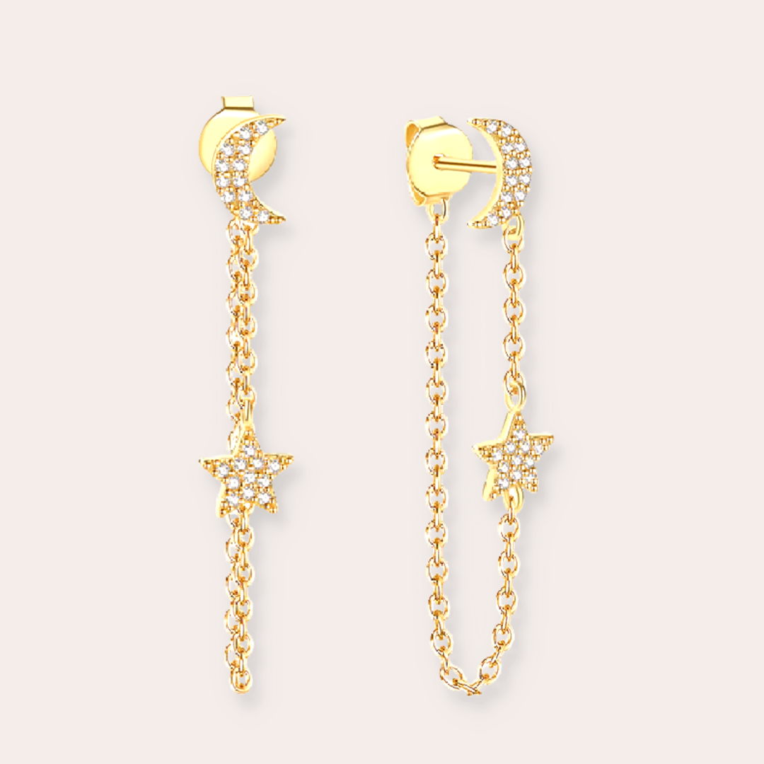 Medianoche ⟡ Chain Earrings