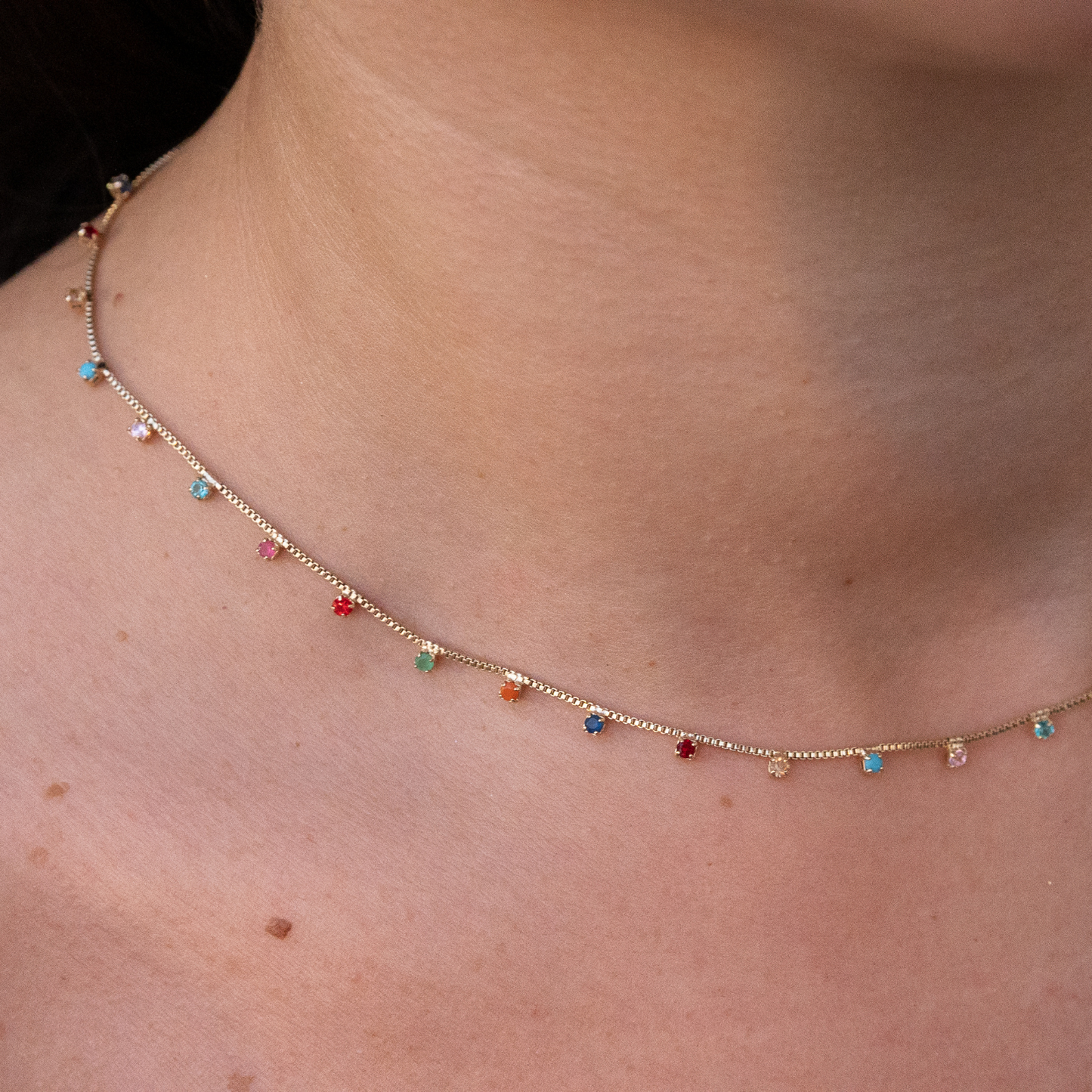 Nochebuena ⟡ Dainty Colorful Necklace