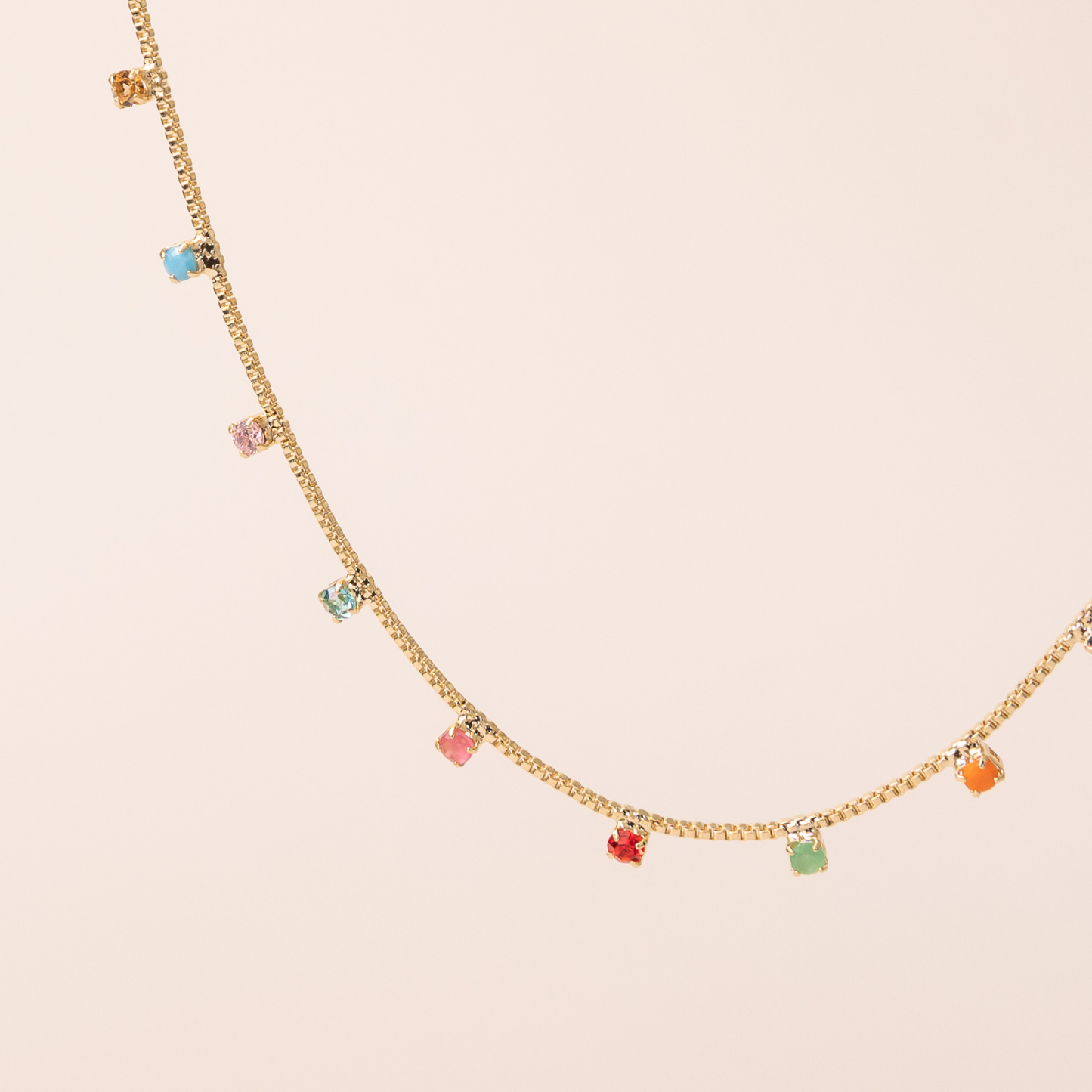 Nochebuena ⟡ Dainty Colorful Necklace