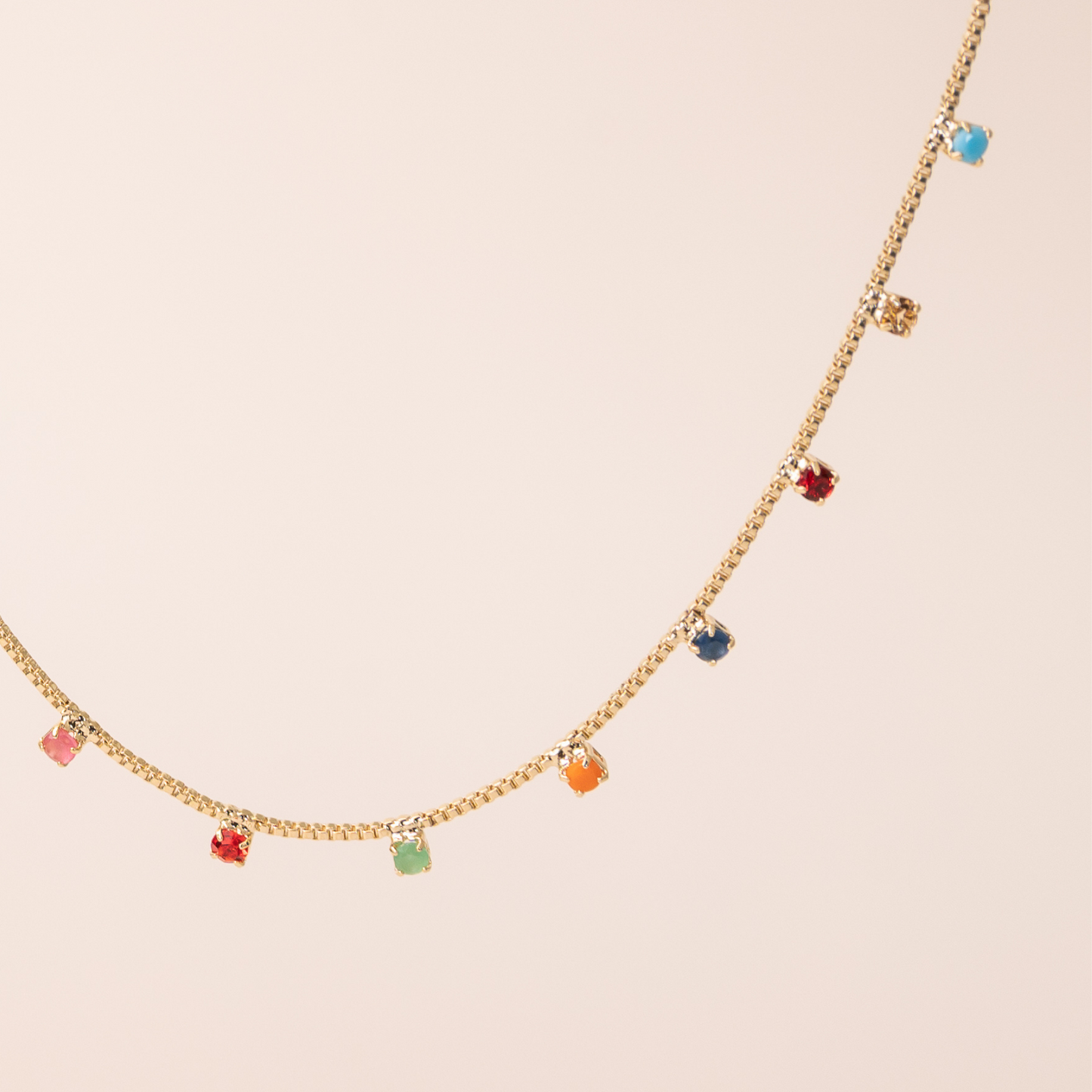 Nochebuena ⟡ Dainty Colorful Necklace