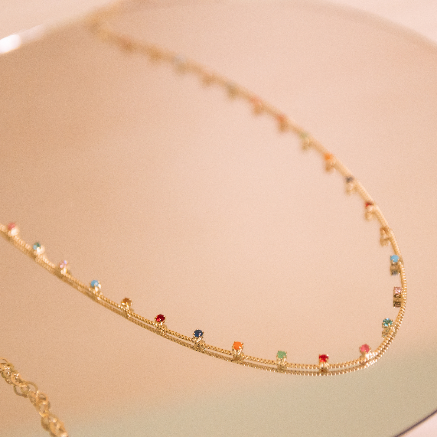 Nochebuena ⟡ Dainty Colorful Necklace